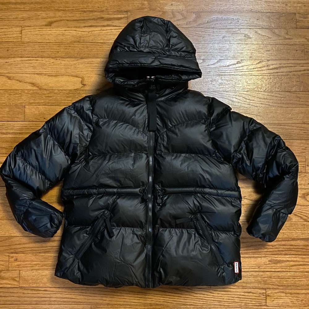 Hunter Black Puffer Jacket - Picture 2 of 9